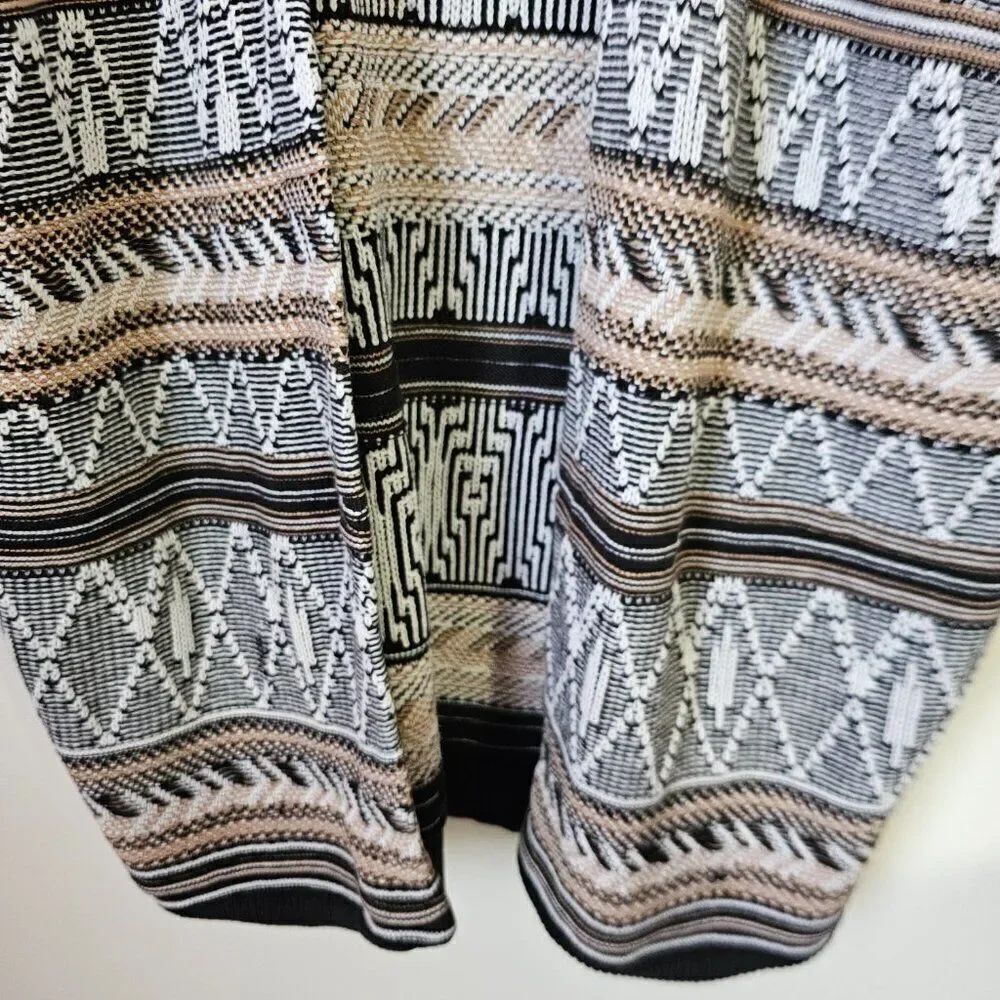 EUC OLD NAVY TRIBAL PATTERN OPEN LONG CARDIGAN BOHO SIZE XL - Picture 7 of 12